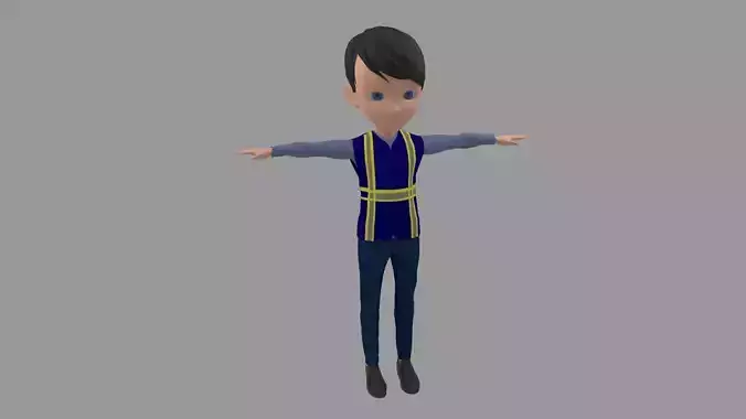 Worker - Cartoon Character Man