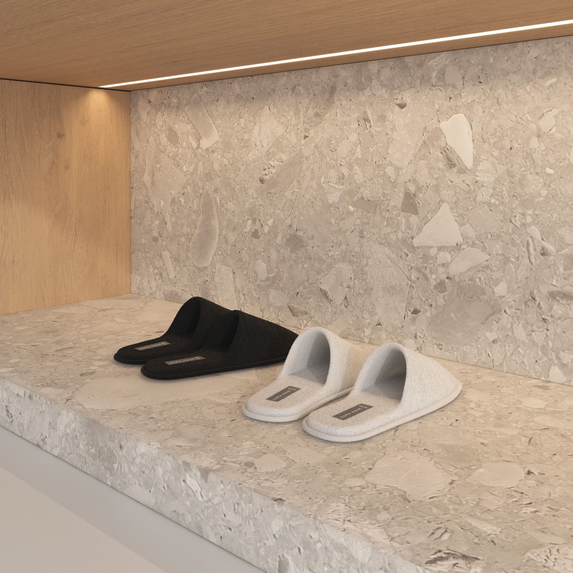 Hallway set 03 3D model_4