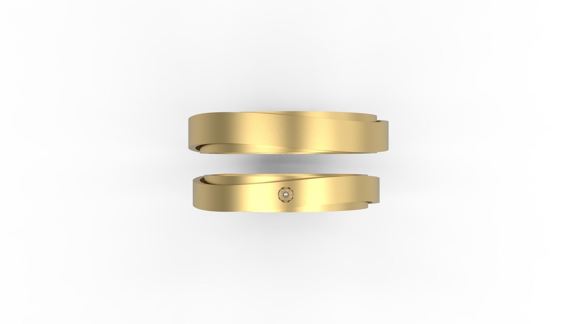 Band Ring 129 3D print model_4