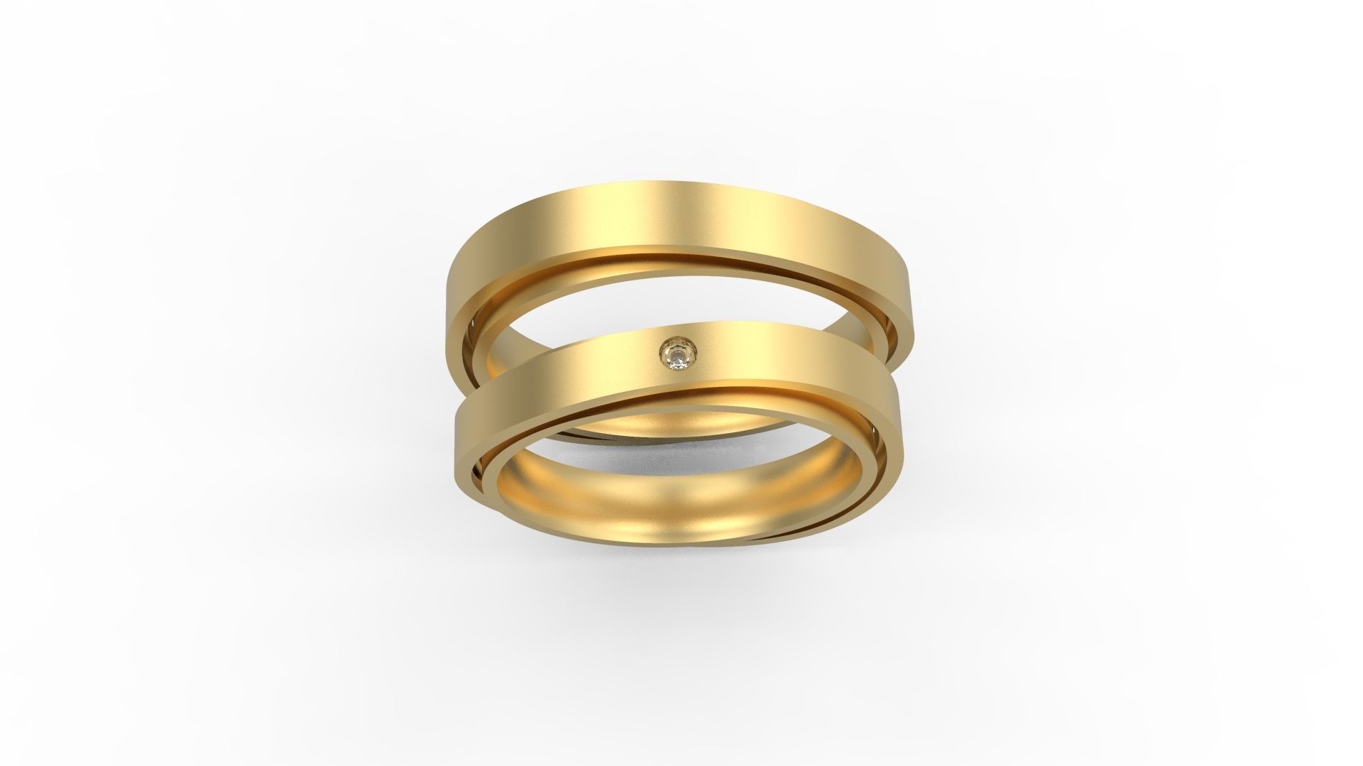 Band Ring 129 3D print model_3