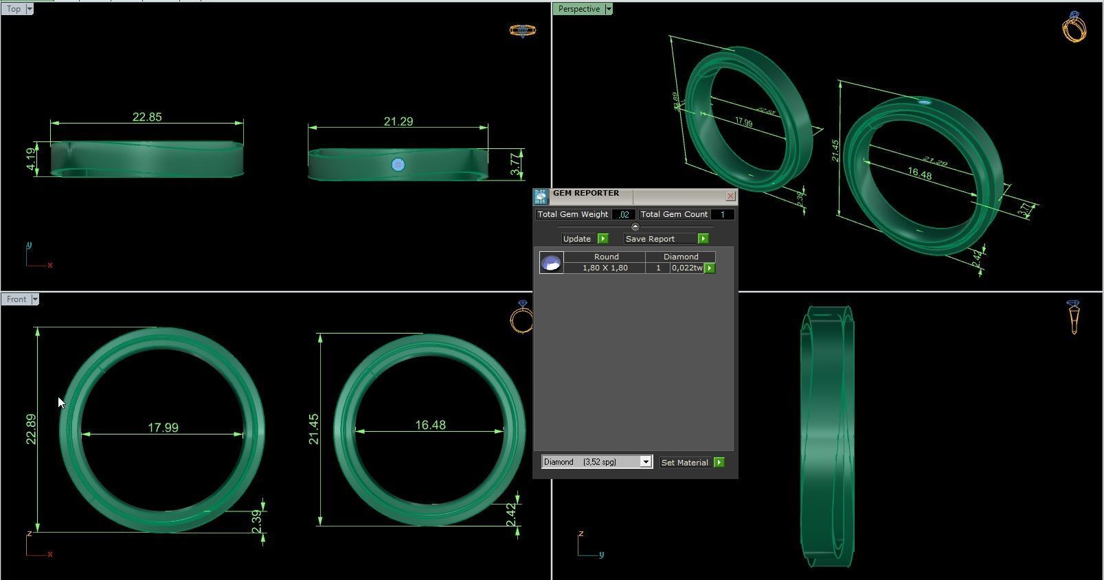 Band Ring 129 3D print model_5