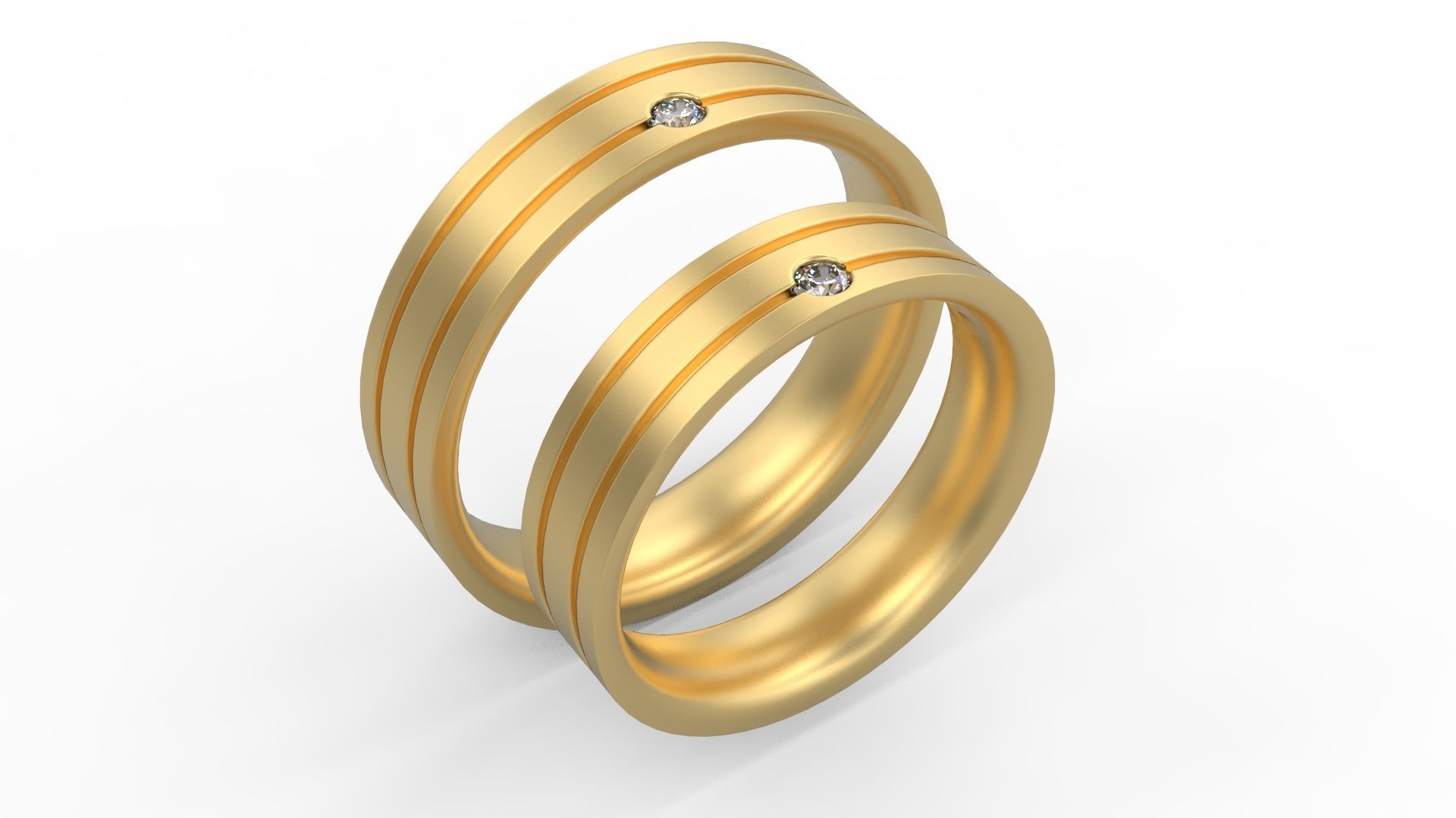 Band Ring 120 3D print model_1