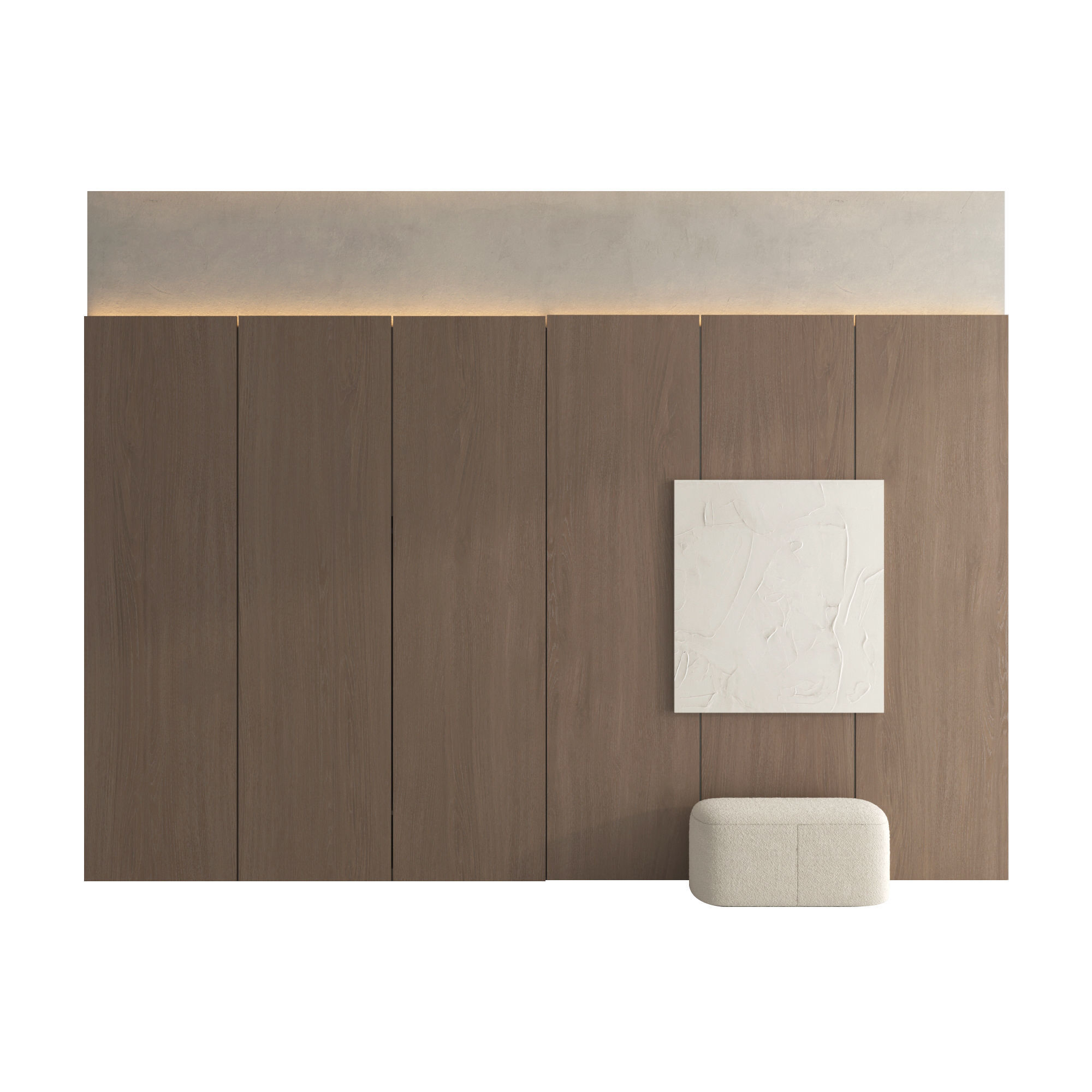 Hallway set 05 3D model_1