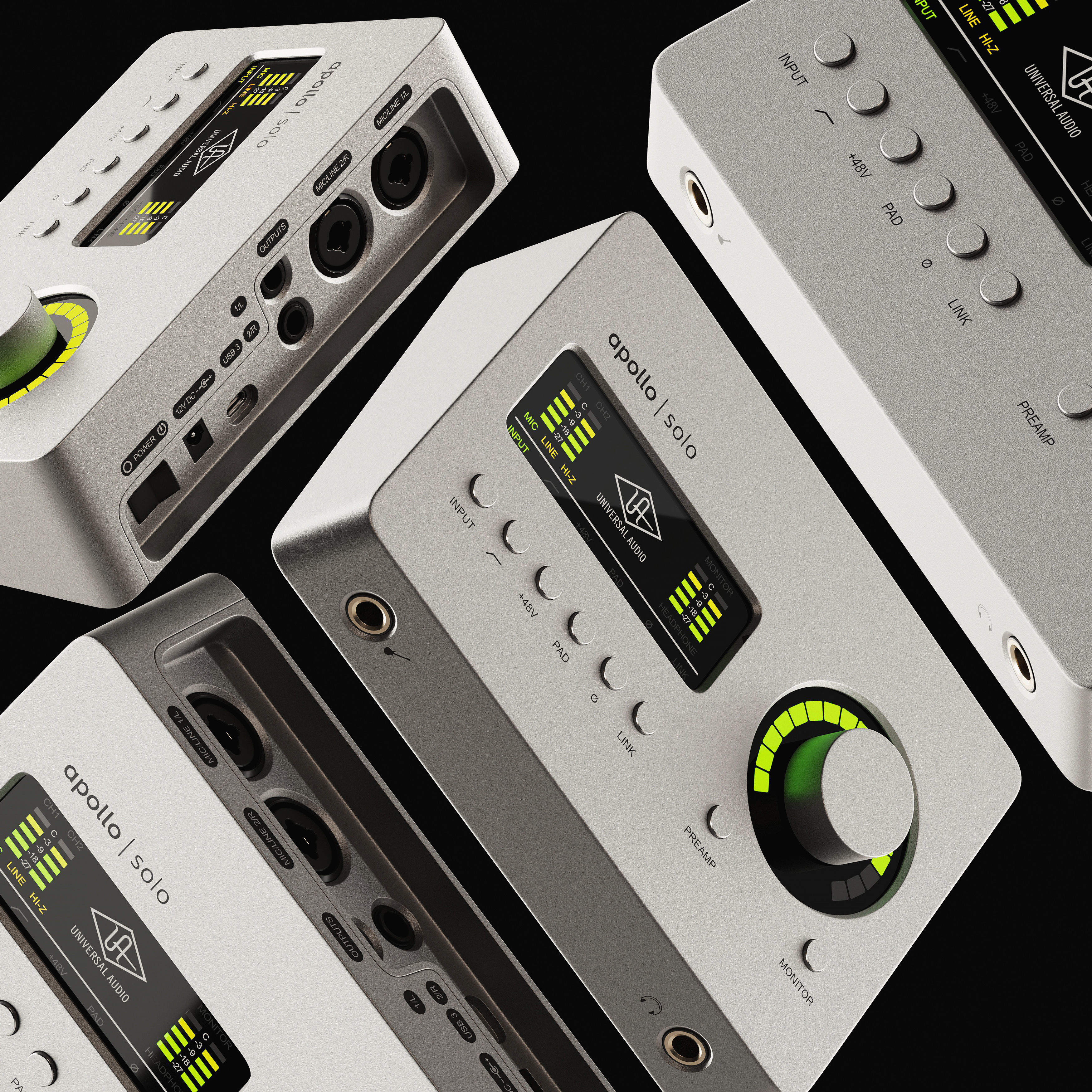 Apollo Audio Interfaces 3D model_1