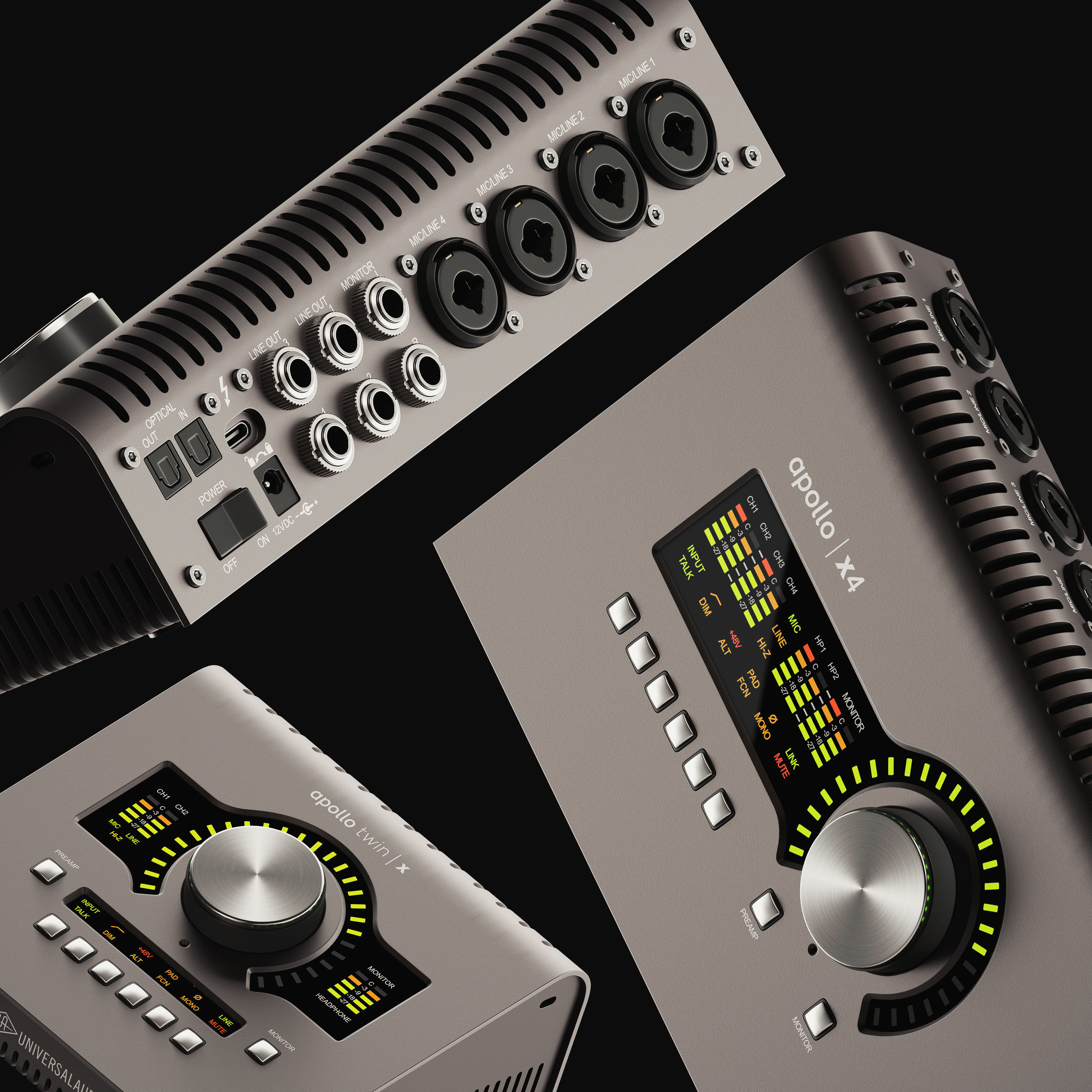 Apollo Audio Interfaces 3D model_2