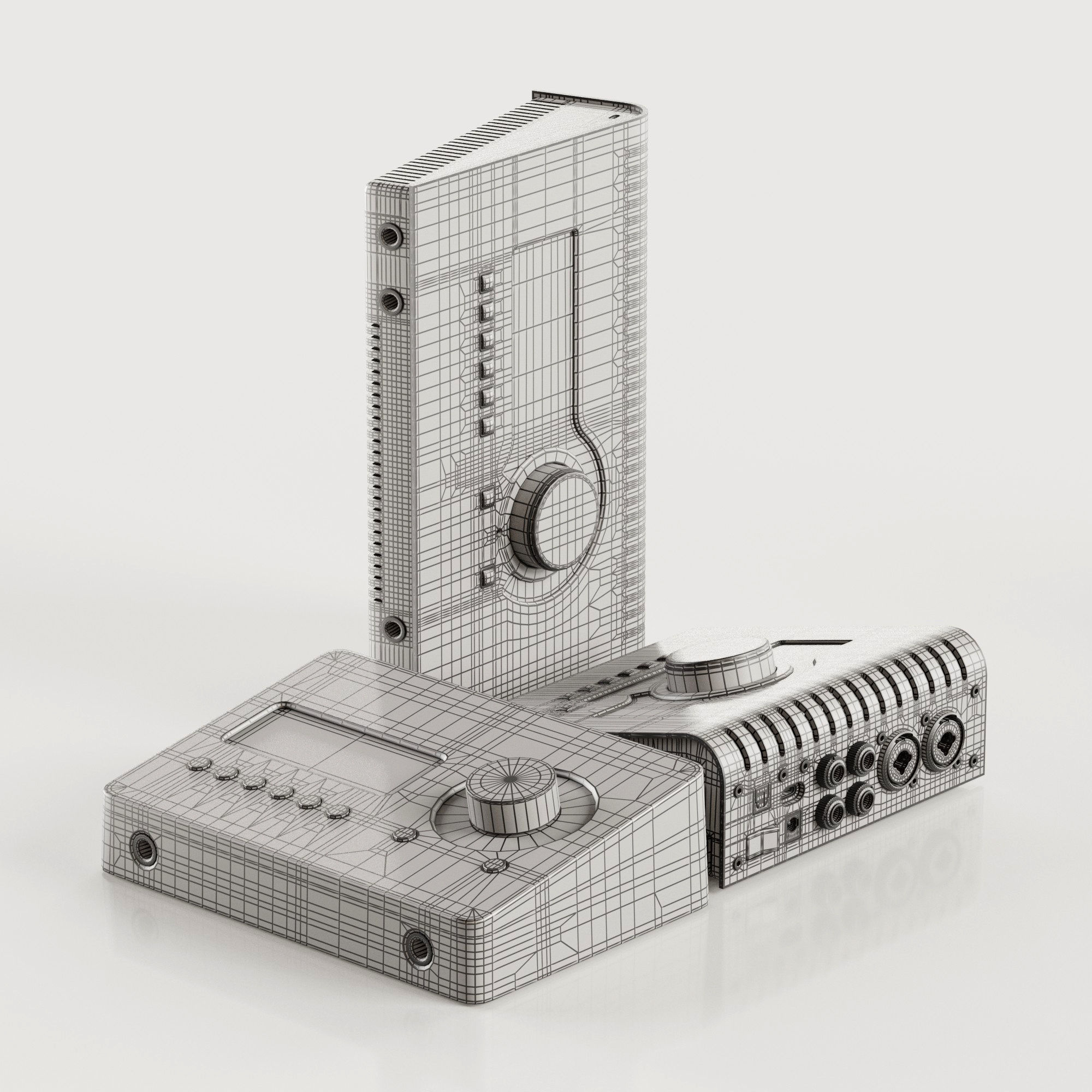 Apollo Audio Interfaces 3D model_4