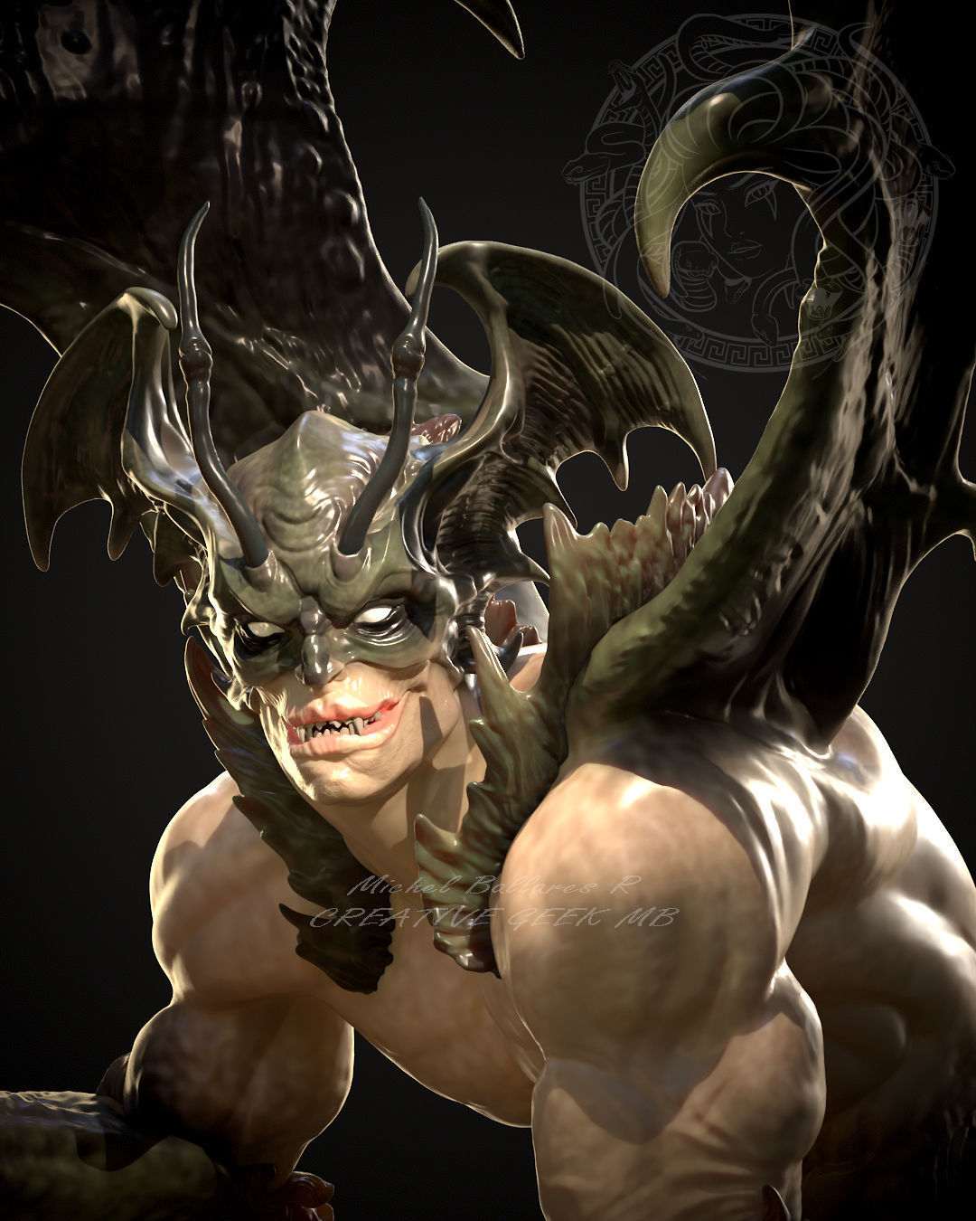 DEVILMAN BY CREATIVE GEEK MB 3D print model_1