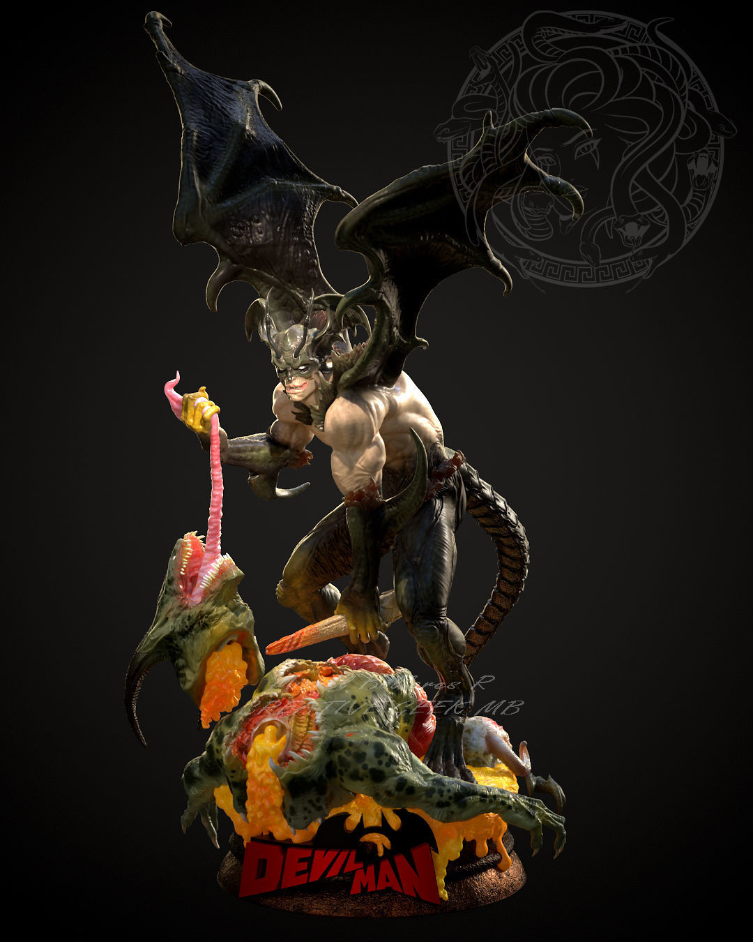 DEVILMAN BY CREATIVE GEEK MB 3D print model_4