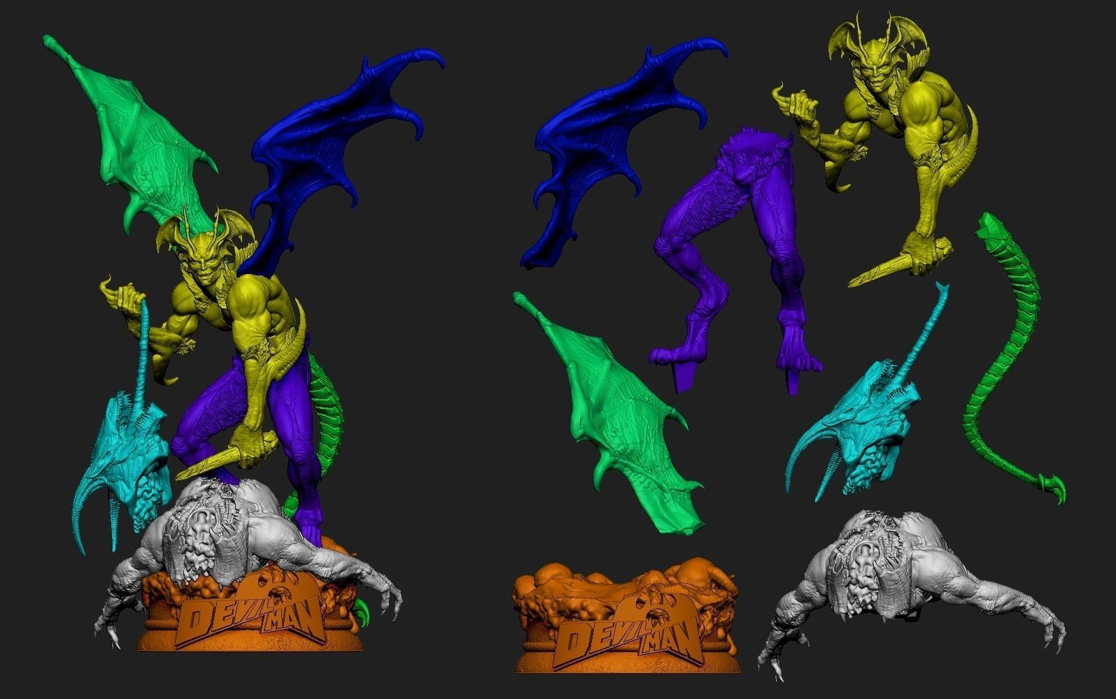 DEVILMAN BY CREATIVE GEEK MB 3D print model_12