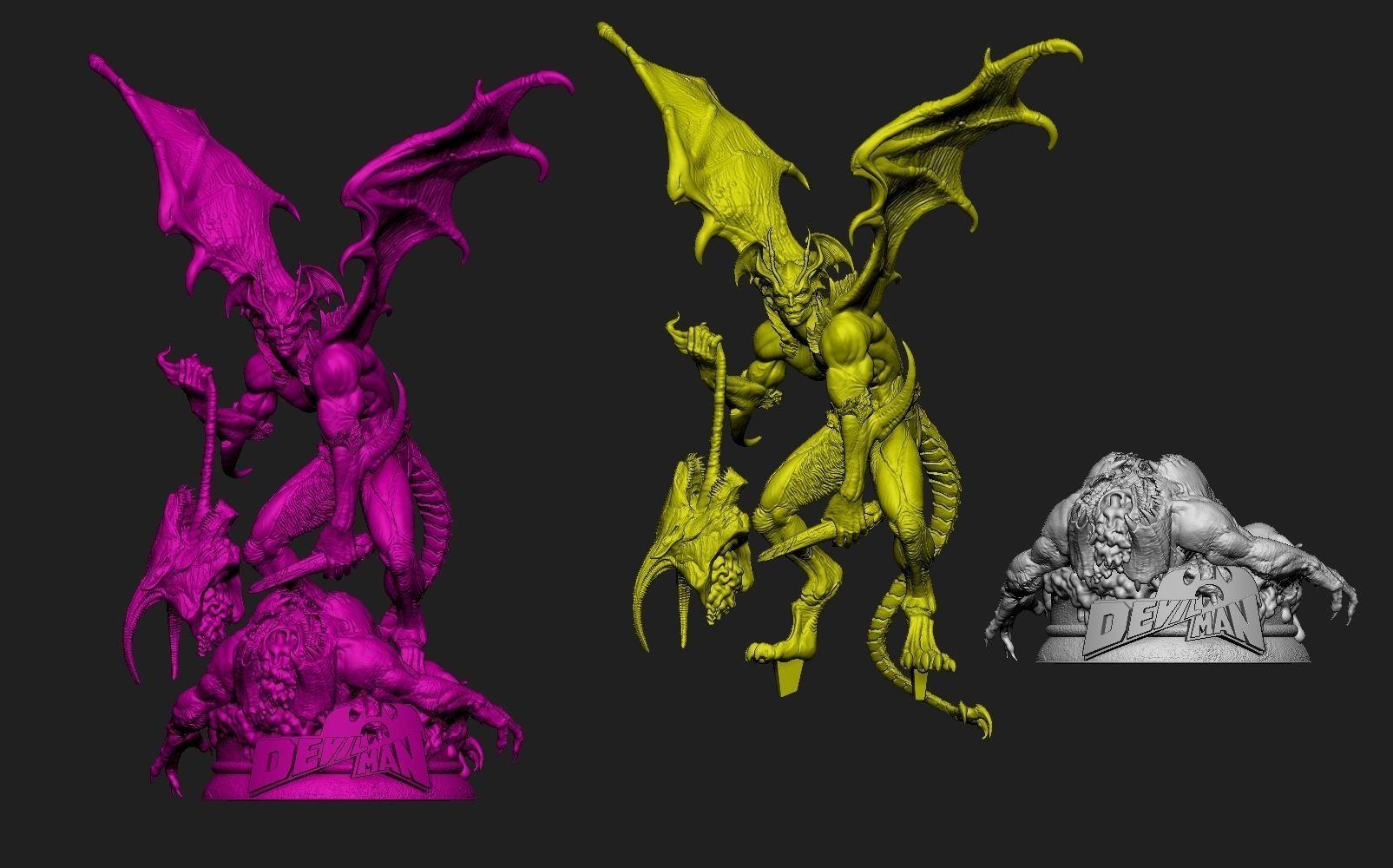 DEVILMAN BY CREATIVE GEEK MB 3D print model_11