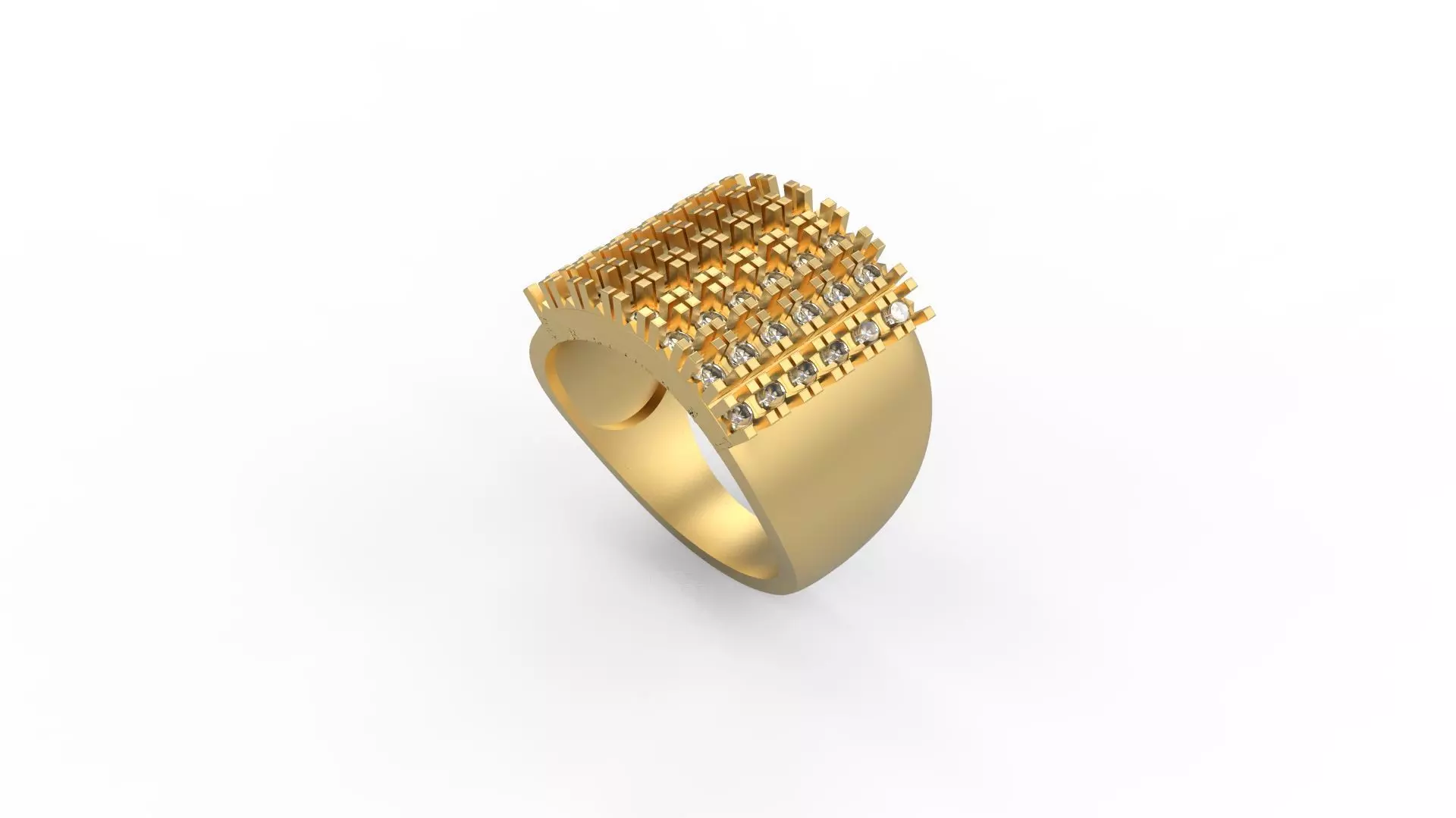 Band Ring 171 3D print model_0