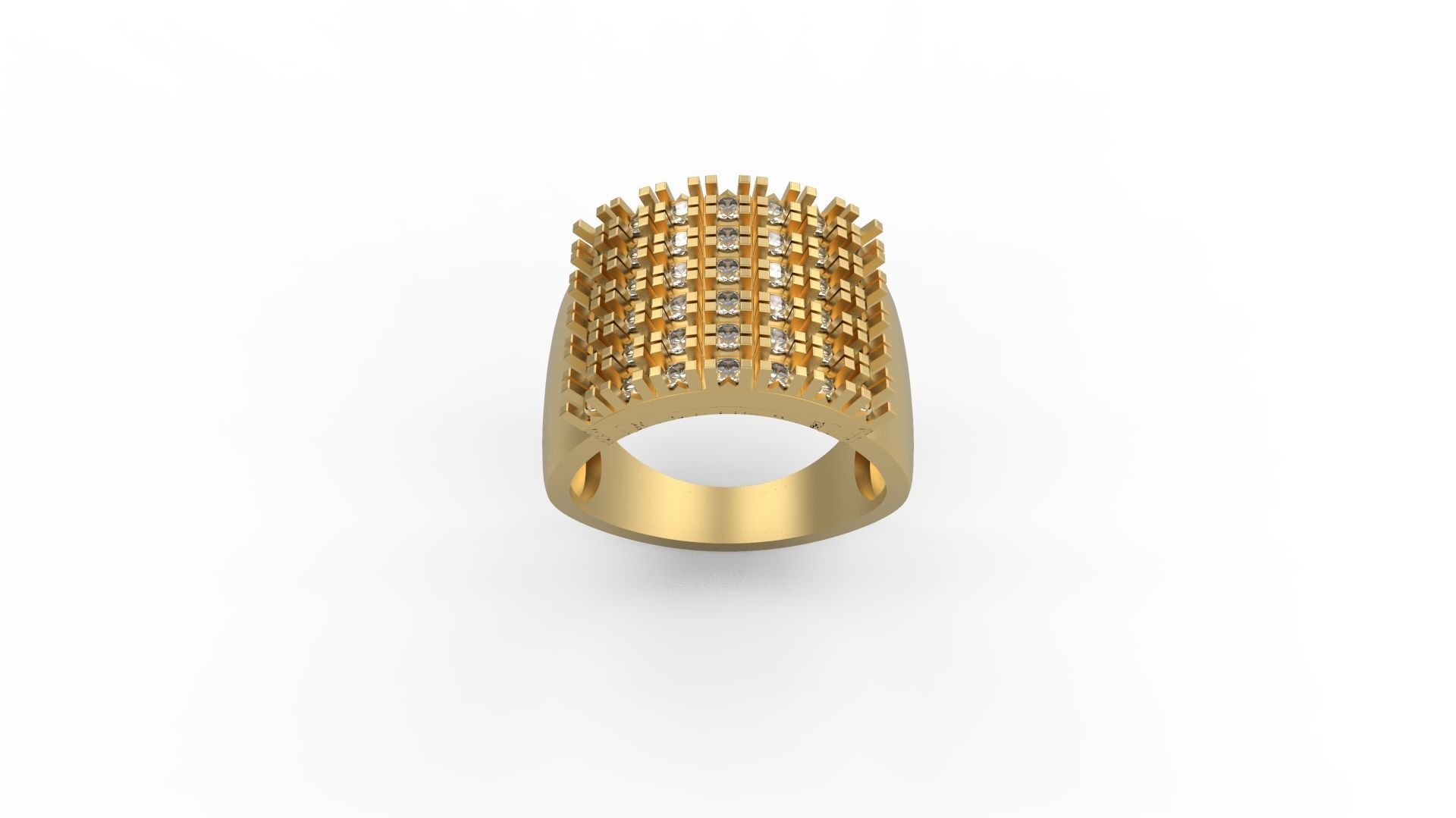 Band Ring 171 3D print model_3