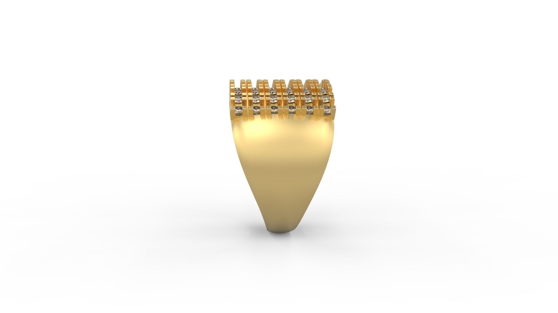Band Ring 171 3D print model_2