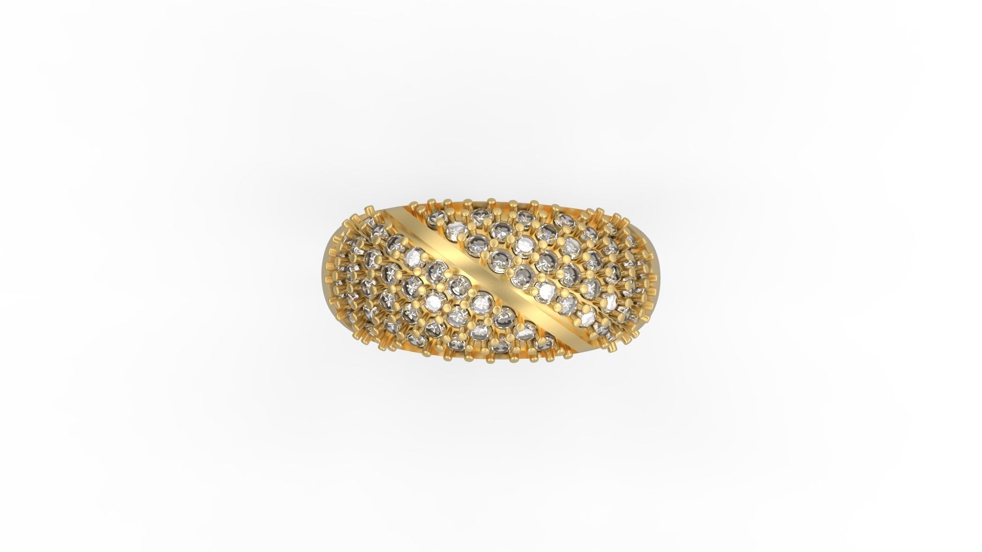 Band Ring 169 3D print model_4