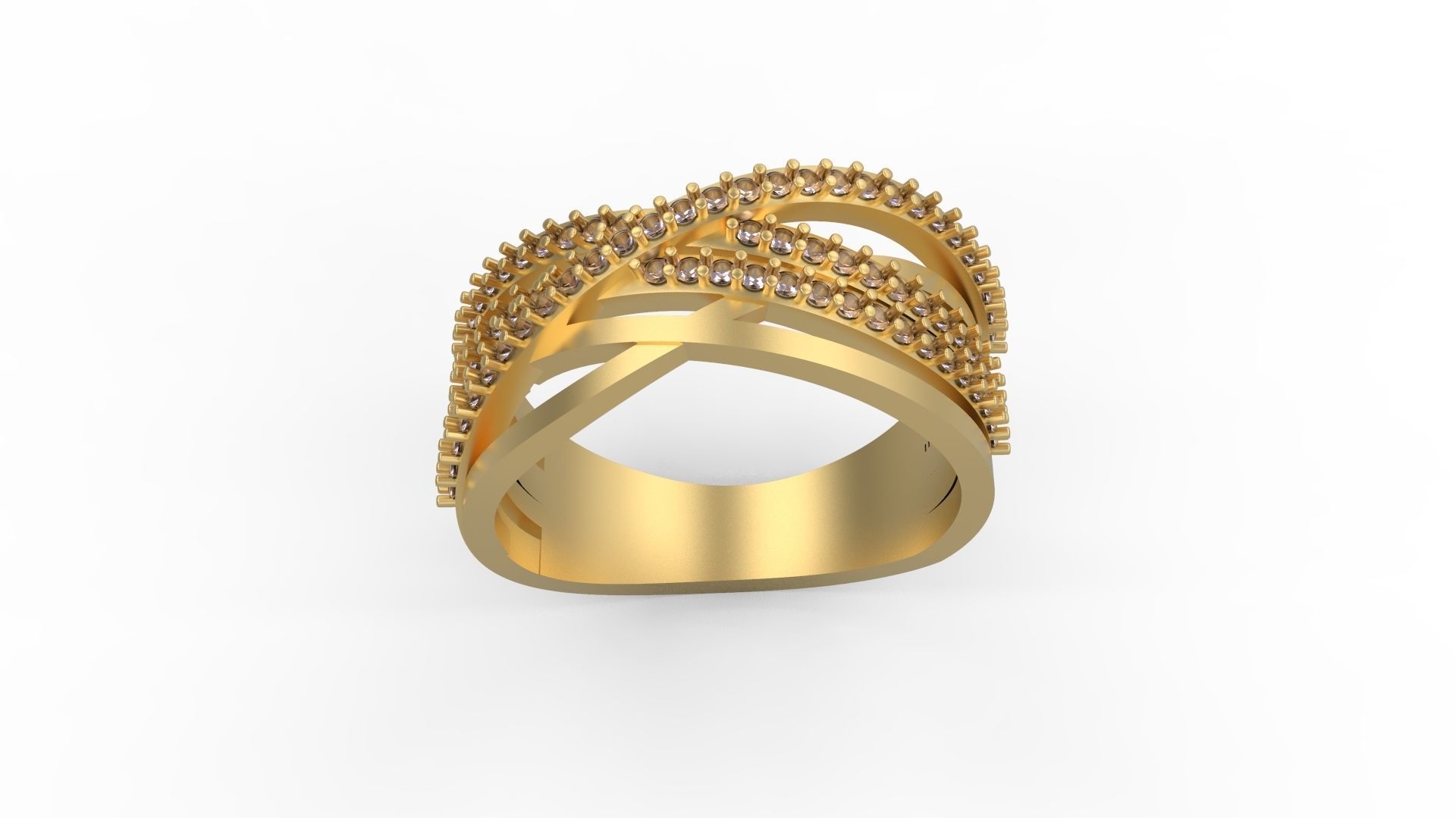Band Ring 168 3D print model_3
