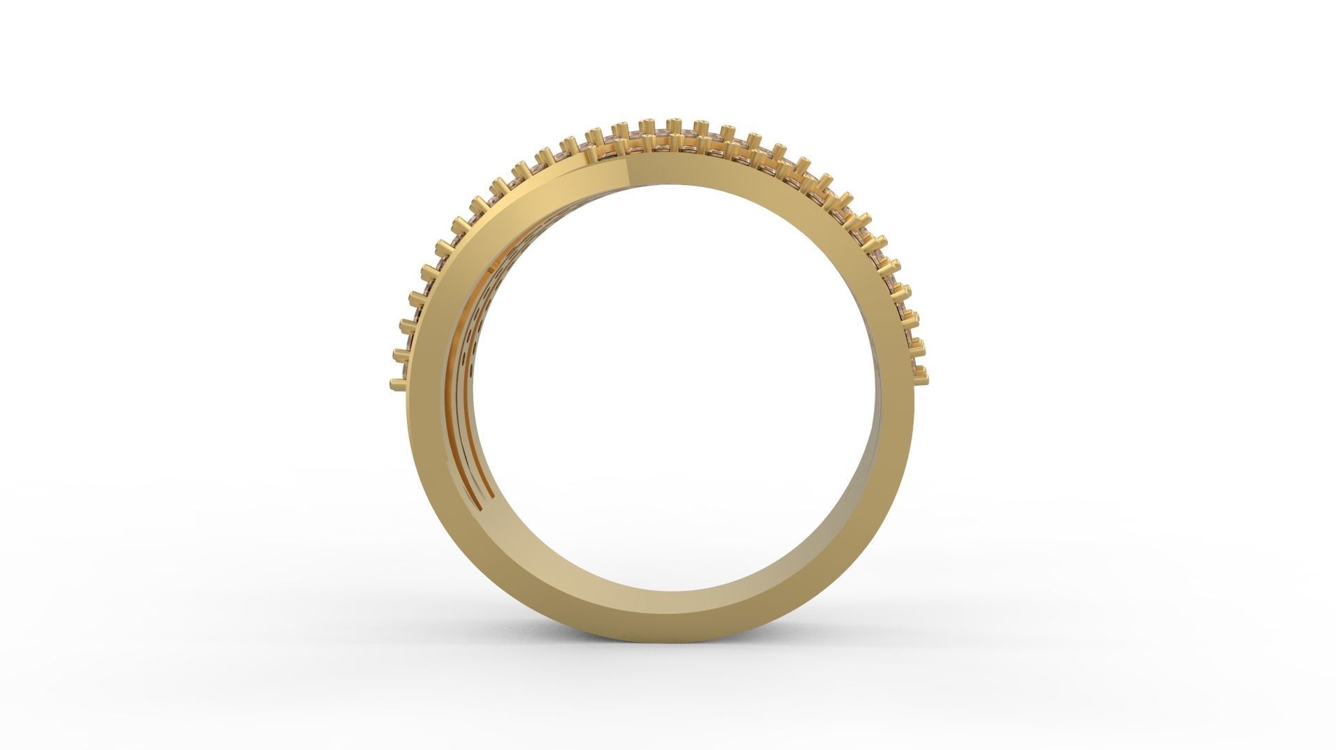 Band Ring 168 3D print model_1