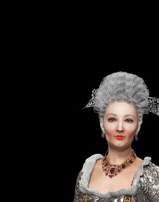 1700 Antoinette 3D model_2
