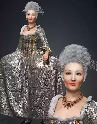 1700 Antoinette 3D model