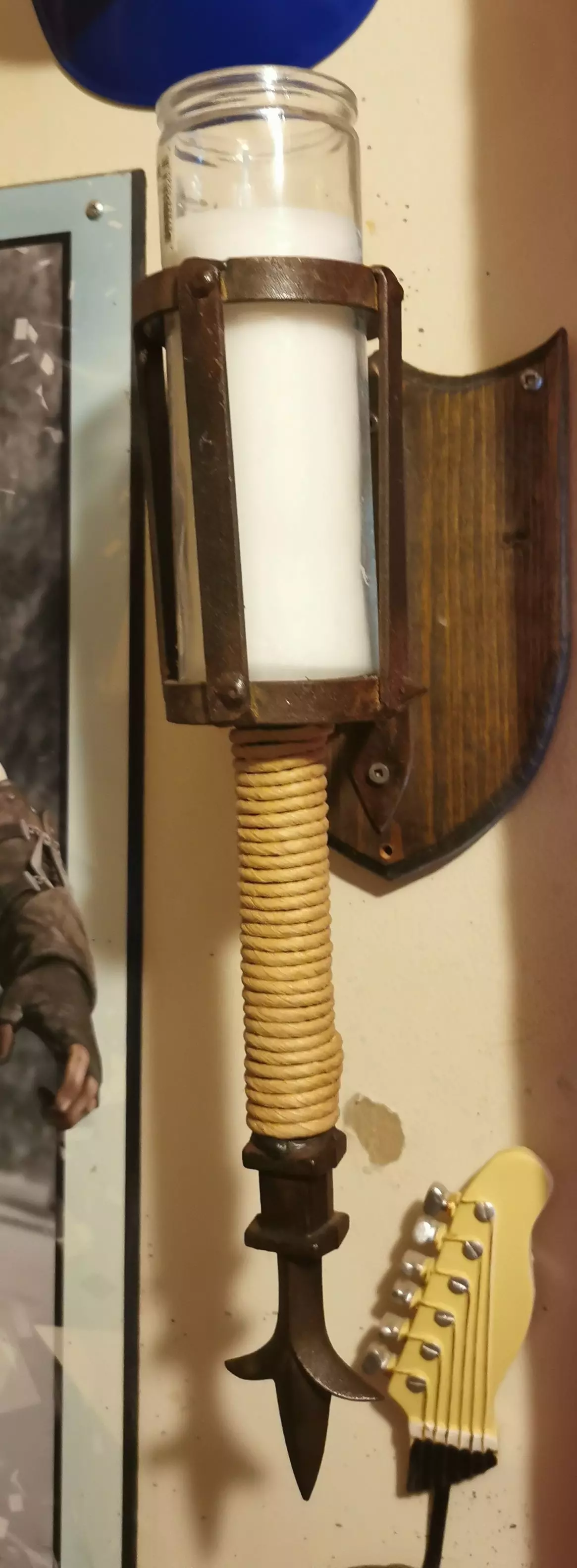 medival torch light 3D print model_0