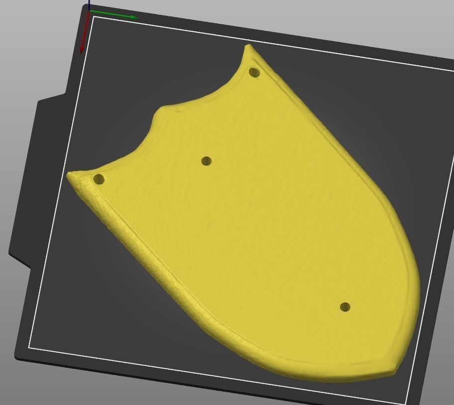 medival torch light 3D print model_4