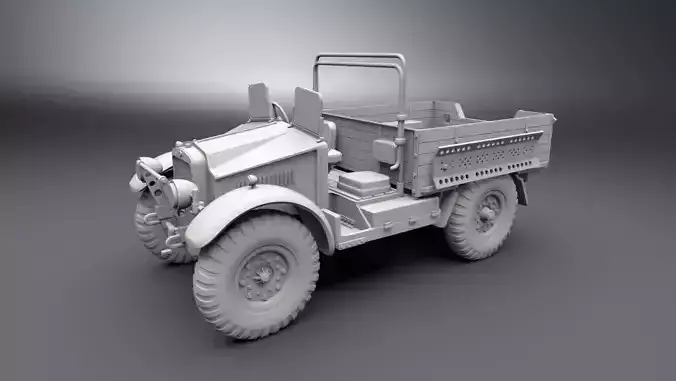Morris CS8 scale model  3D print model