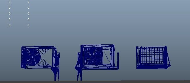 Cool Breeze AC Units for Ultimate Comfort Low-poly 3D model_12