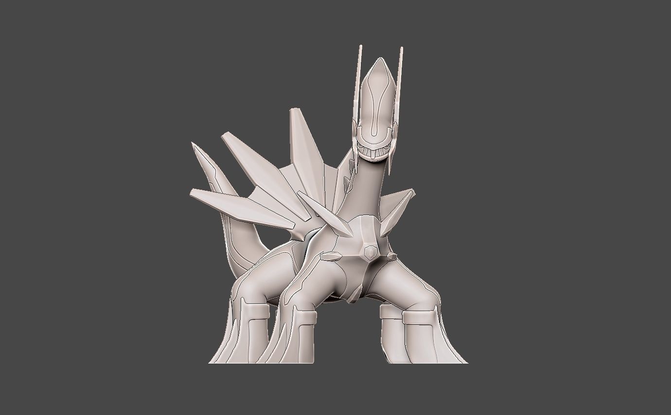 pokemon dialga 3D print model_4