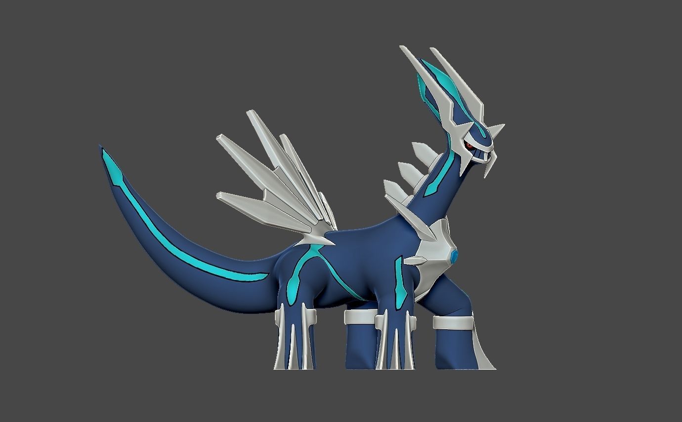 pokemon dialga 3D print model_5