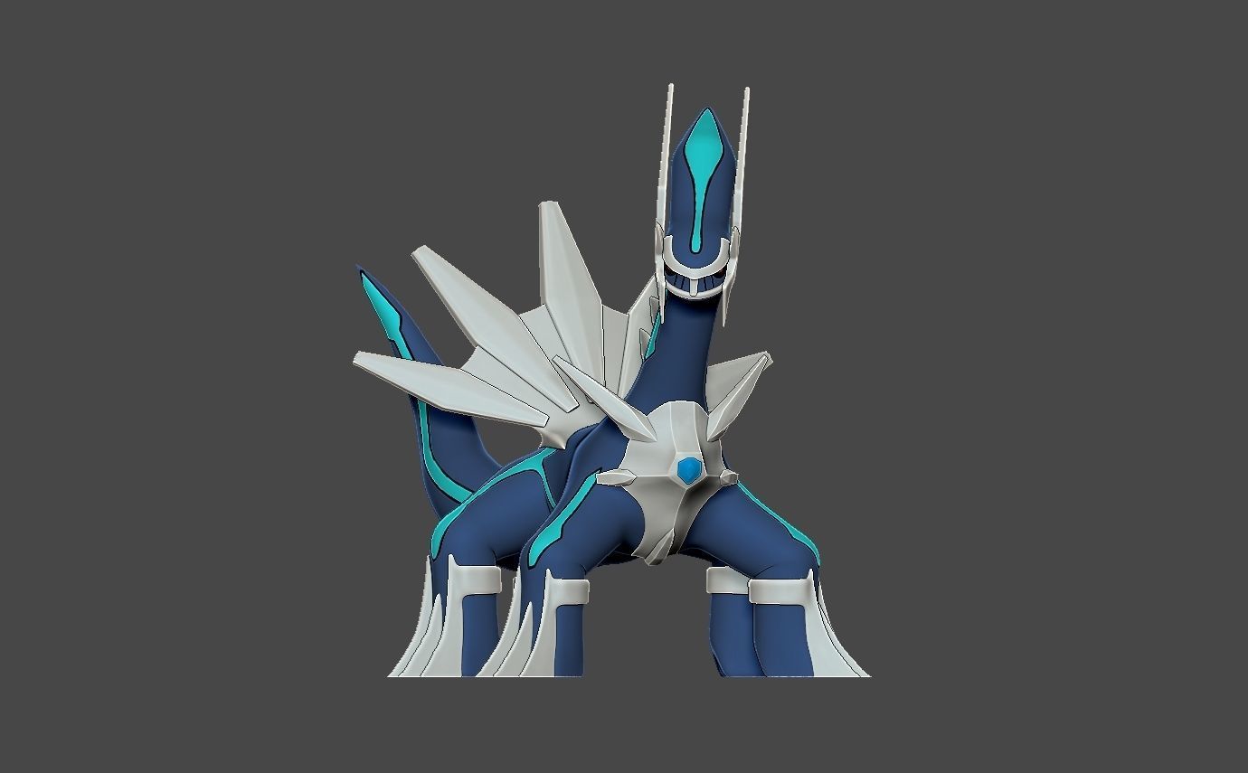 pokemon dialga 3D print model_3