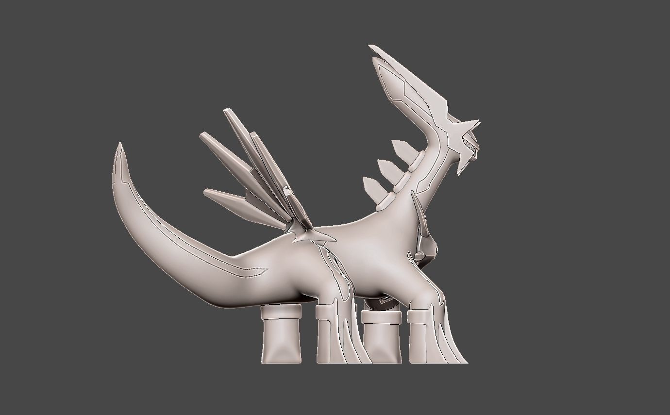 pokemon dialga 3D print model_8
