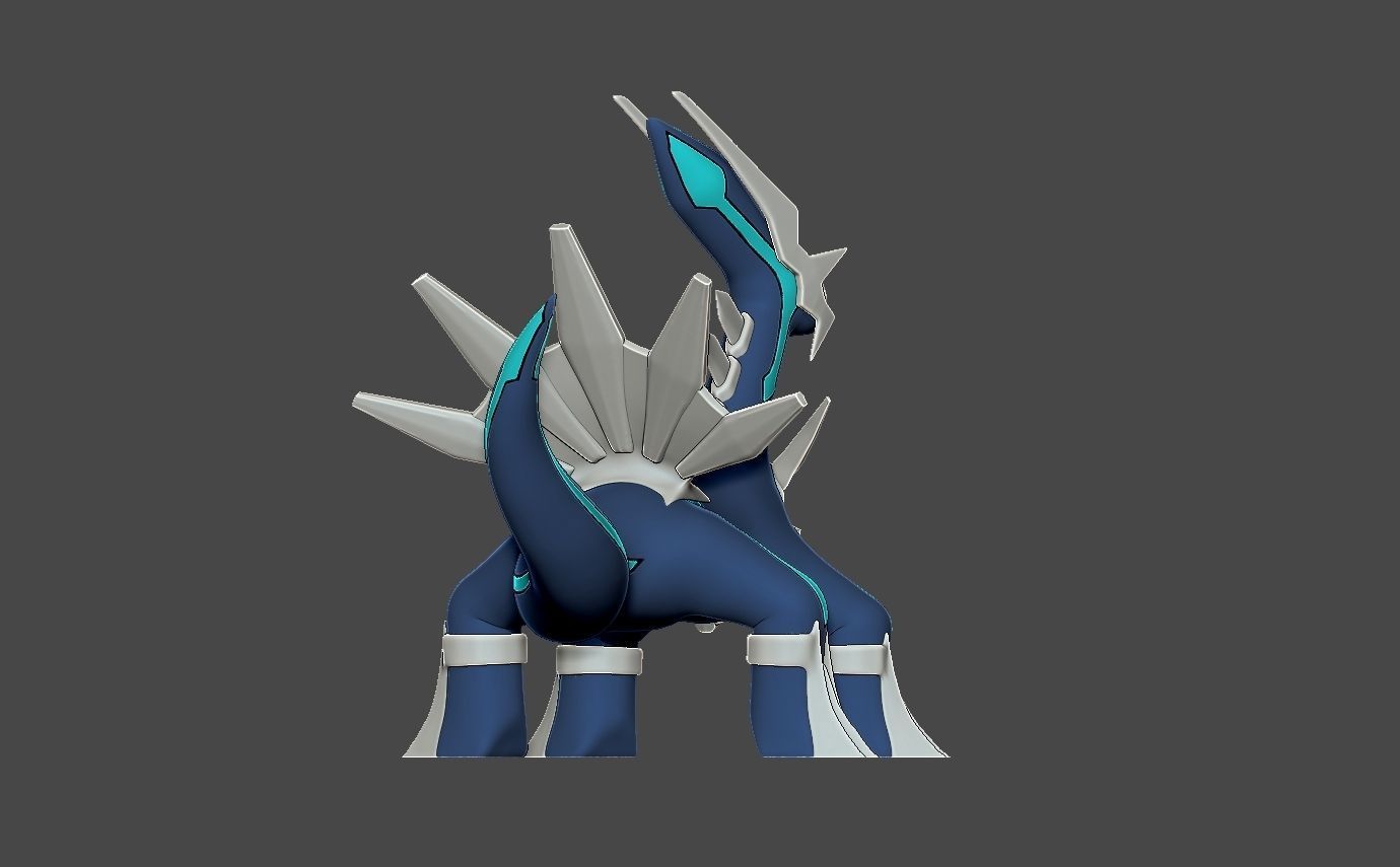 pokemon dialga 3D print model_9