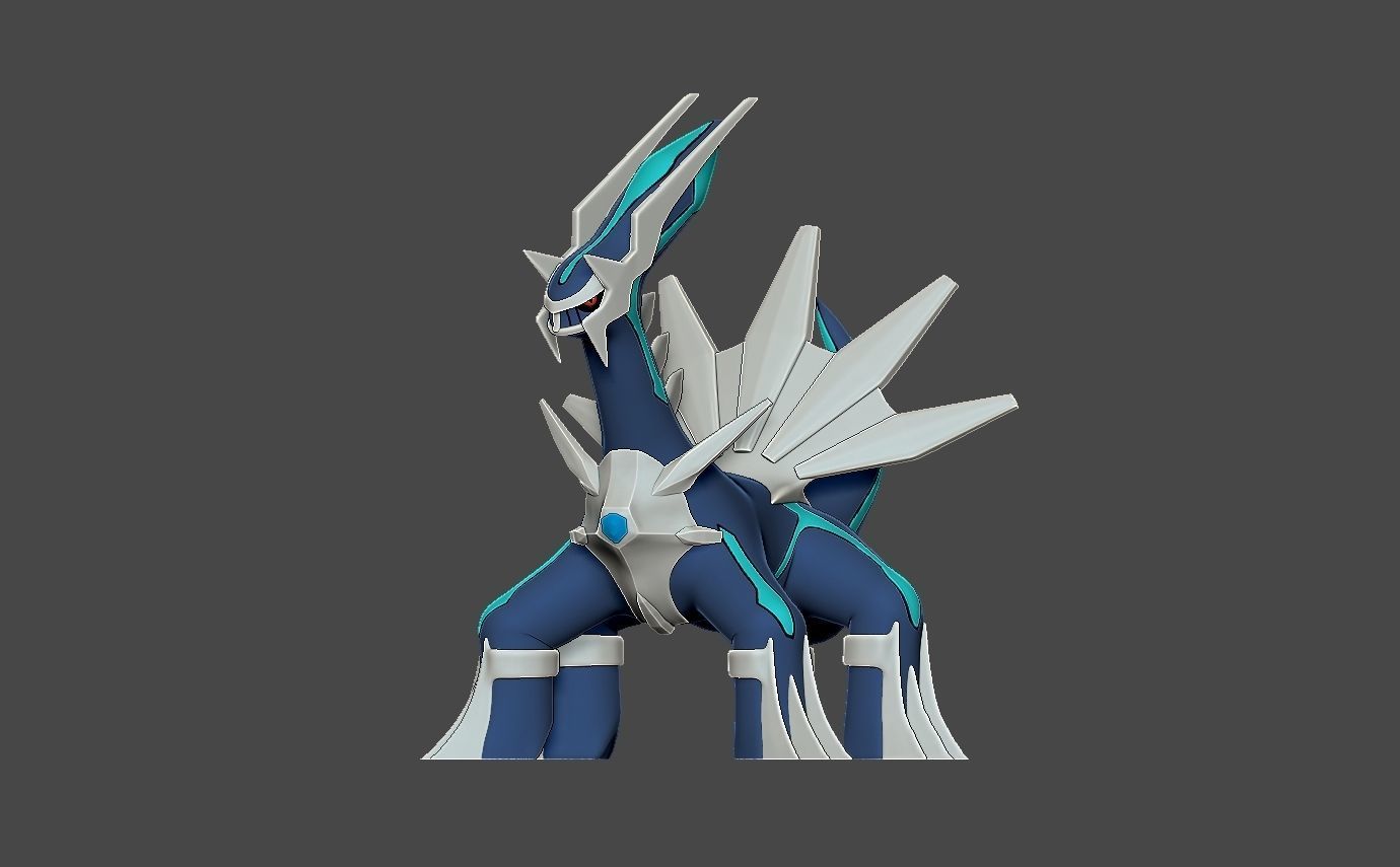 pokemon dialga 3D print model_1