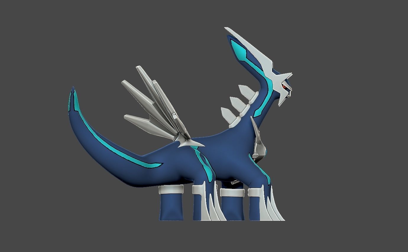 pokemon dialga 3D print model_7