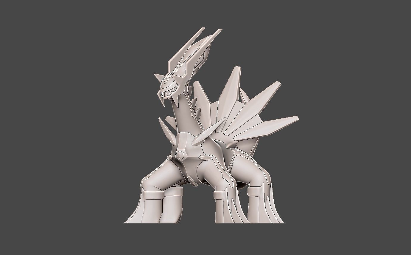 pokemon dialga 3D print model_2