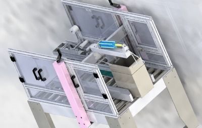 Carton Sealing Machine 3D model_8