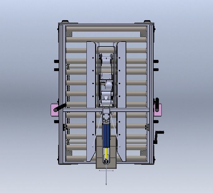 Carton Sealing Machine 3D model_2