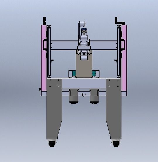 Carton Sealing Machine 3D model_9