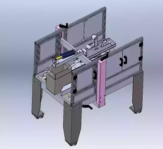 Carton Sealing Machine 3D model