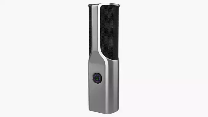 Microphone Concept Silver 3D model