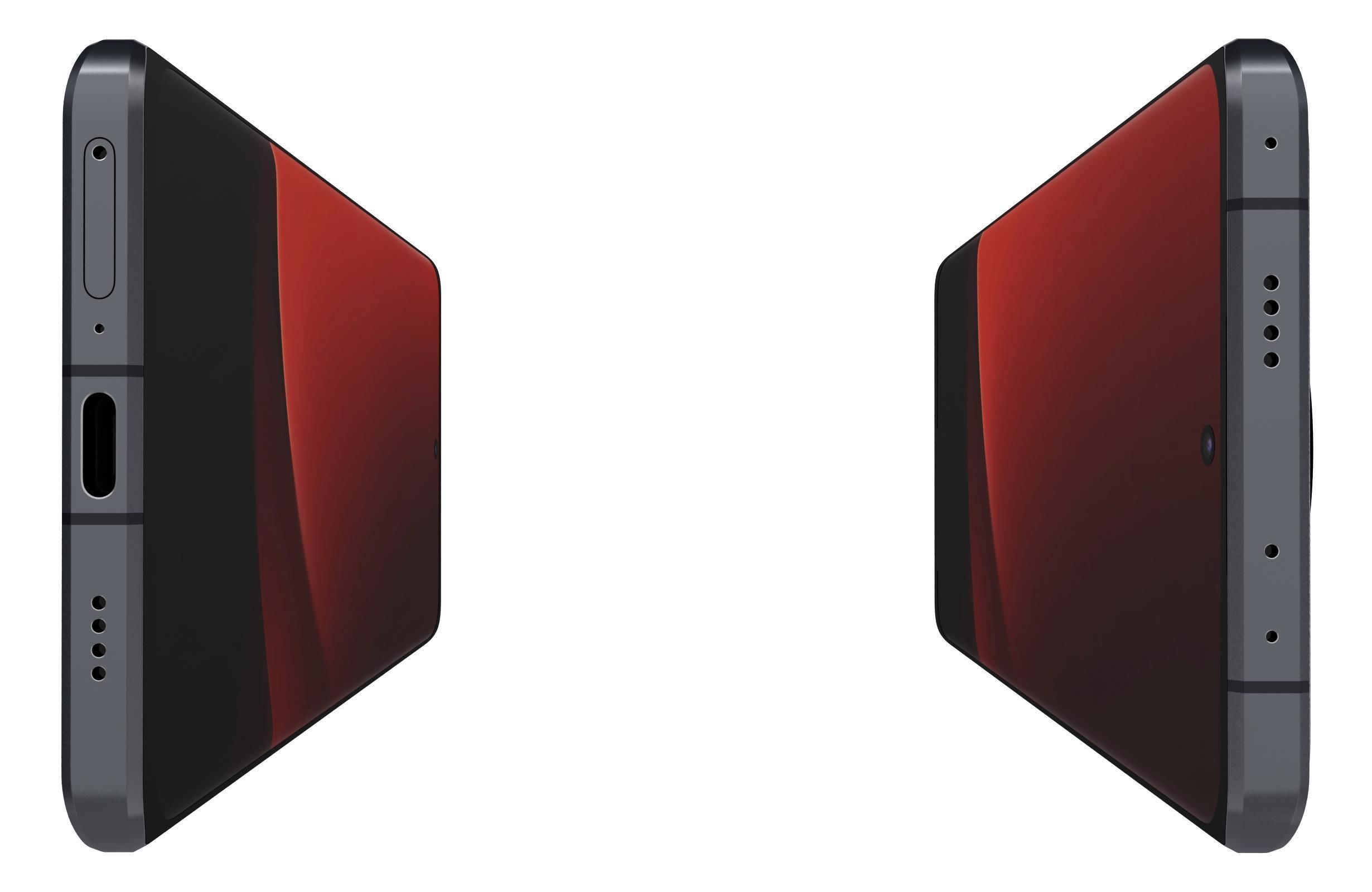 Xiaomi 13 Ultra Black Low-poly 3D model_7