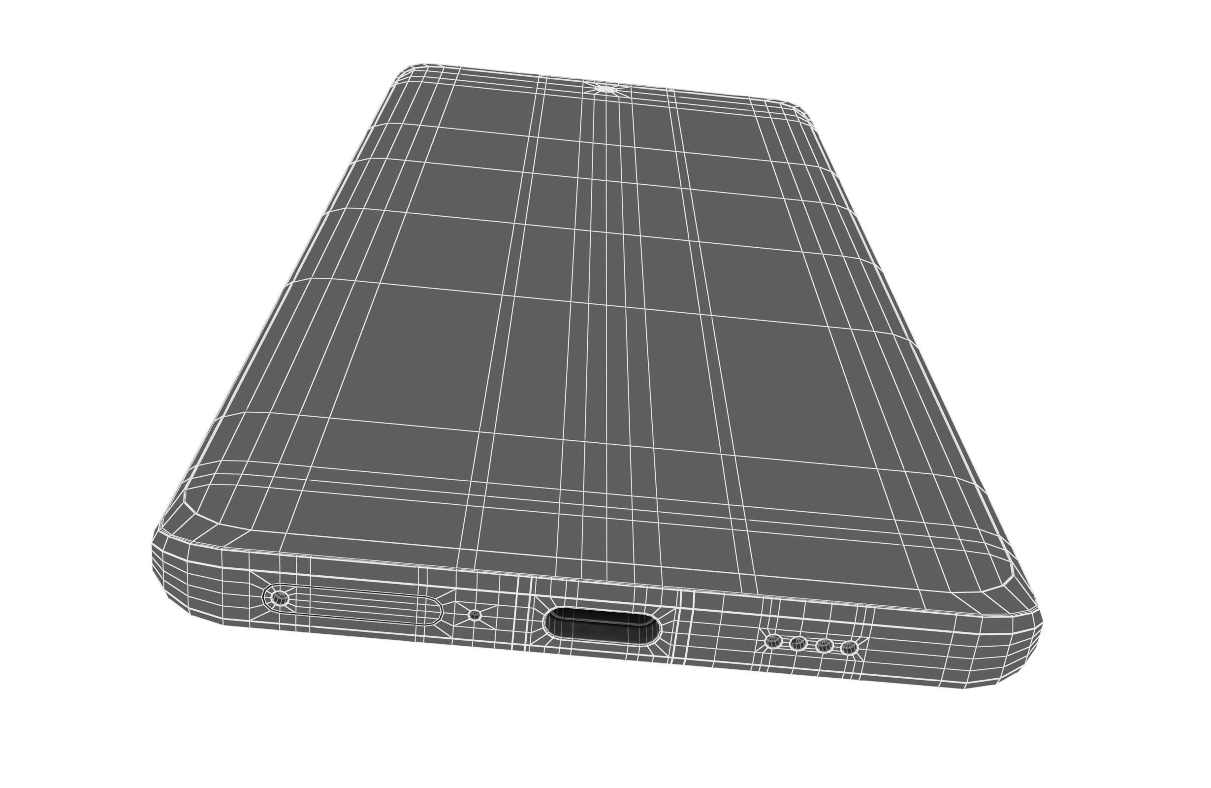 Xiaomi 13 Ultra Black Low-poly 3D model_20