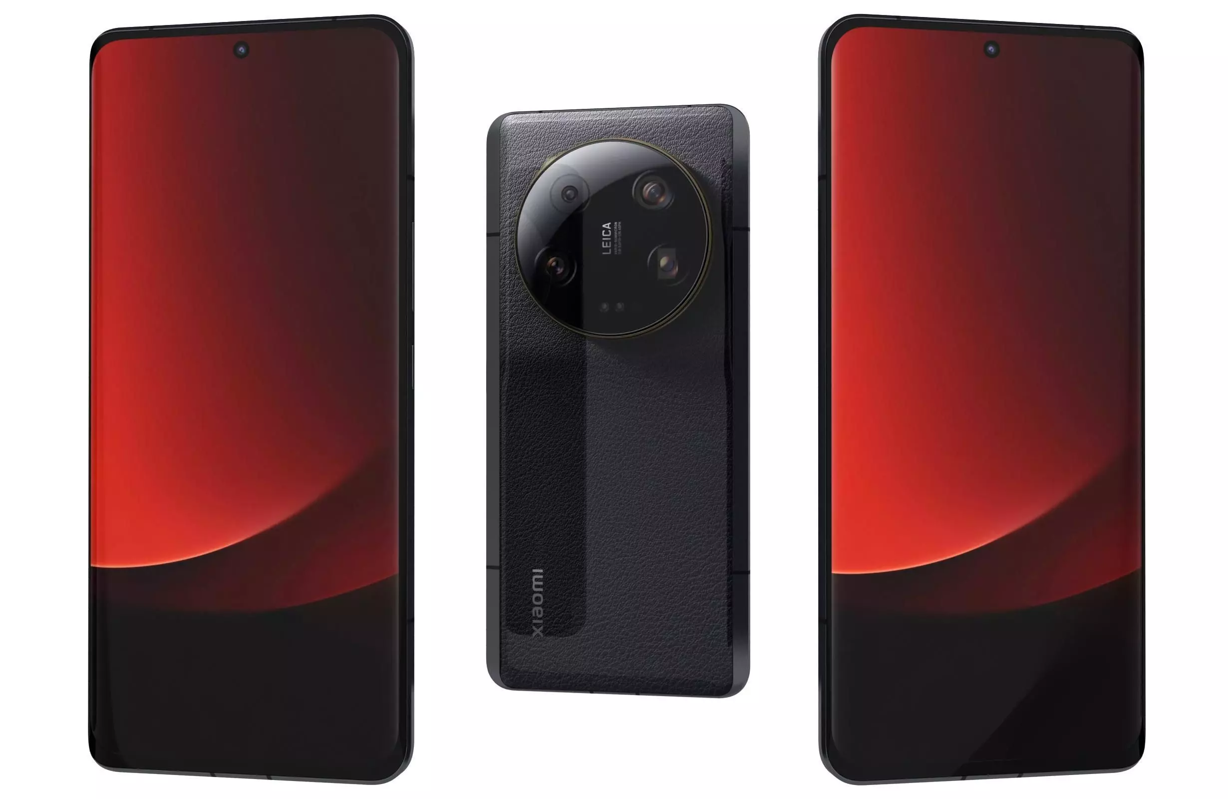 Xiaomi 13 Ultra Black Low-poly 3D model_0