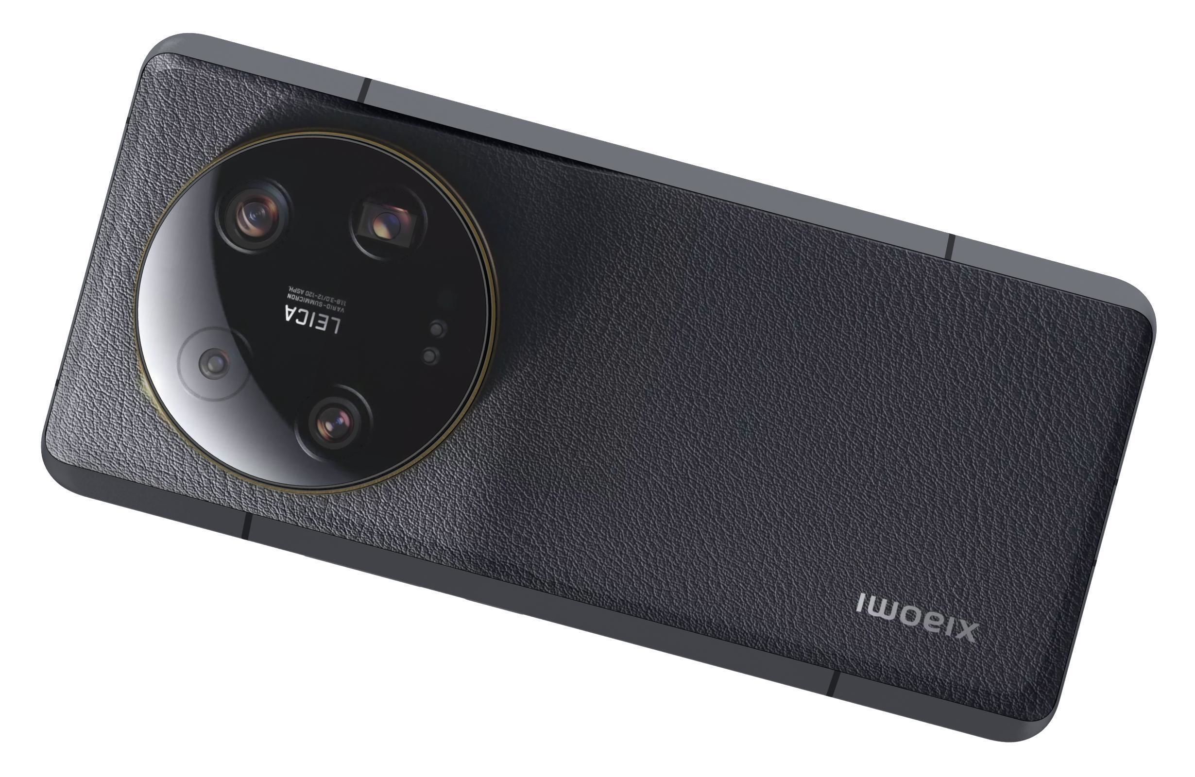 Xiaomi 13 Ultra Black Low-poly 3D model_11