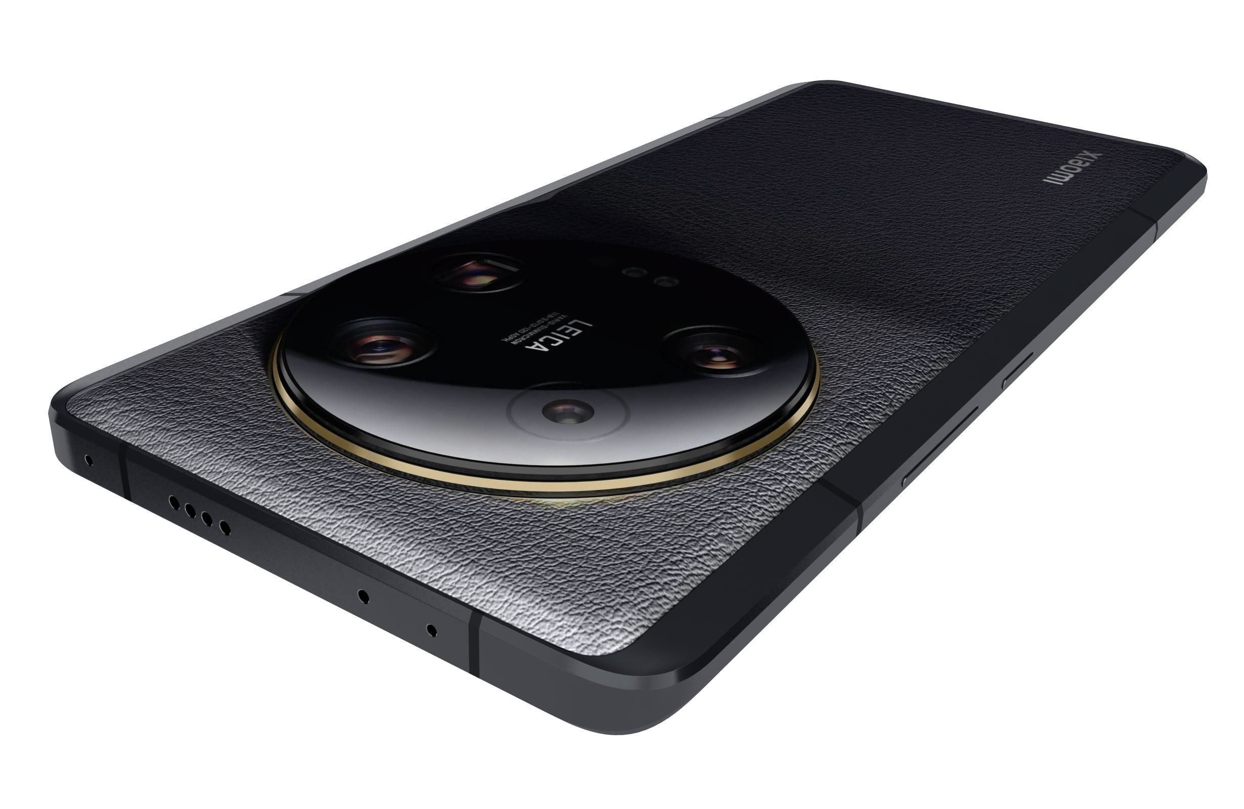 Xiaomi 13 Ultra Black Low-poly 3D model_15