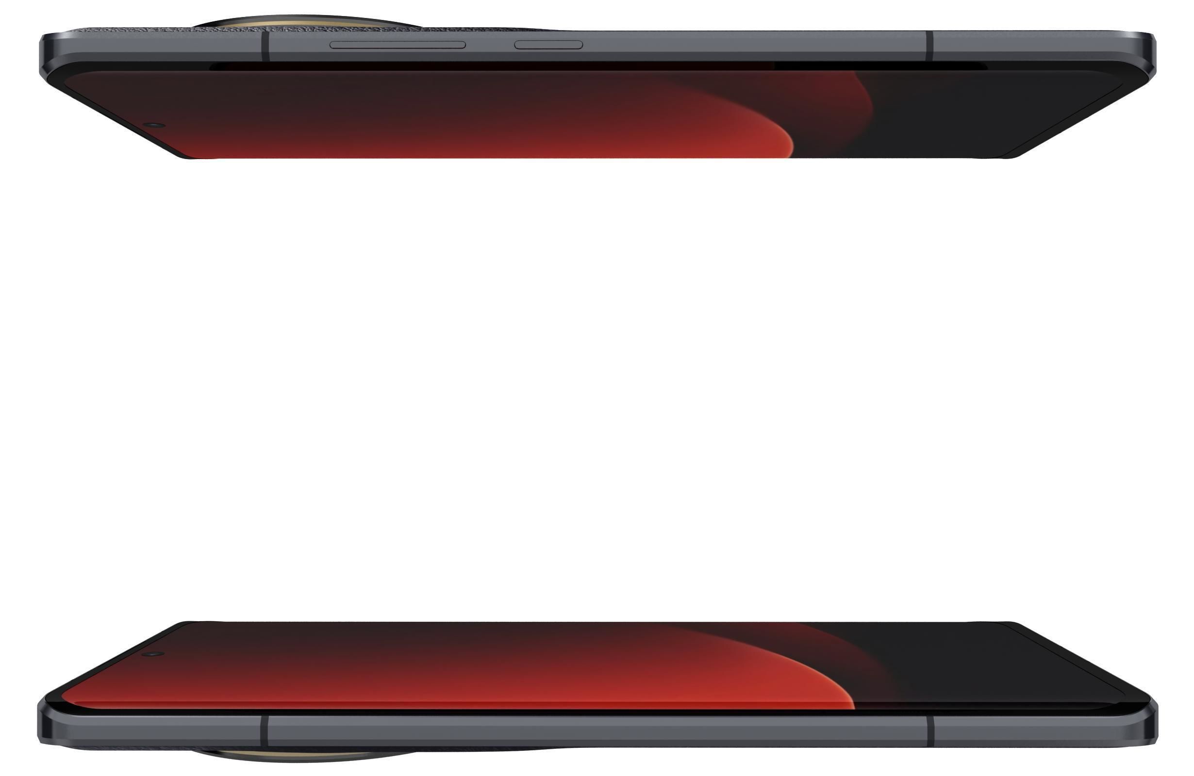 Xiaomi 13 Ultra Black Low-poly 3D model_3