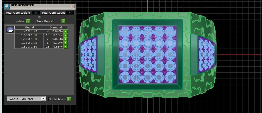 Mens Ring 3dm STL OBJ FBX Renders Details 3D print model_3