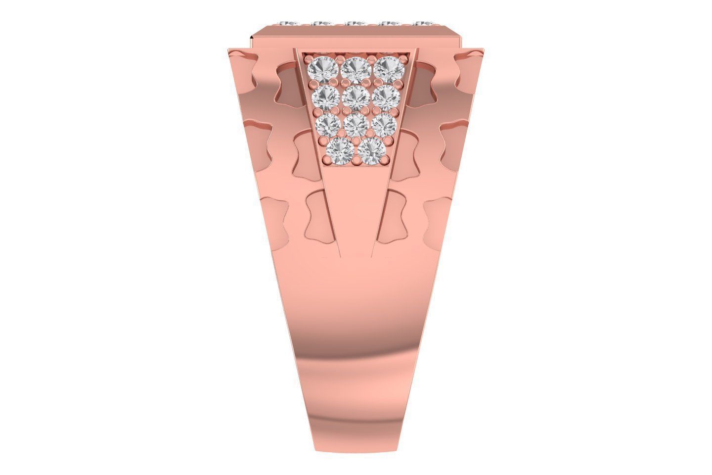 Mens Ring 3dm STL OBJ FBX Renders Details 3D print model_2