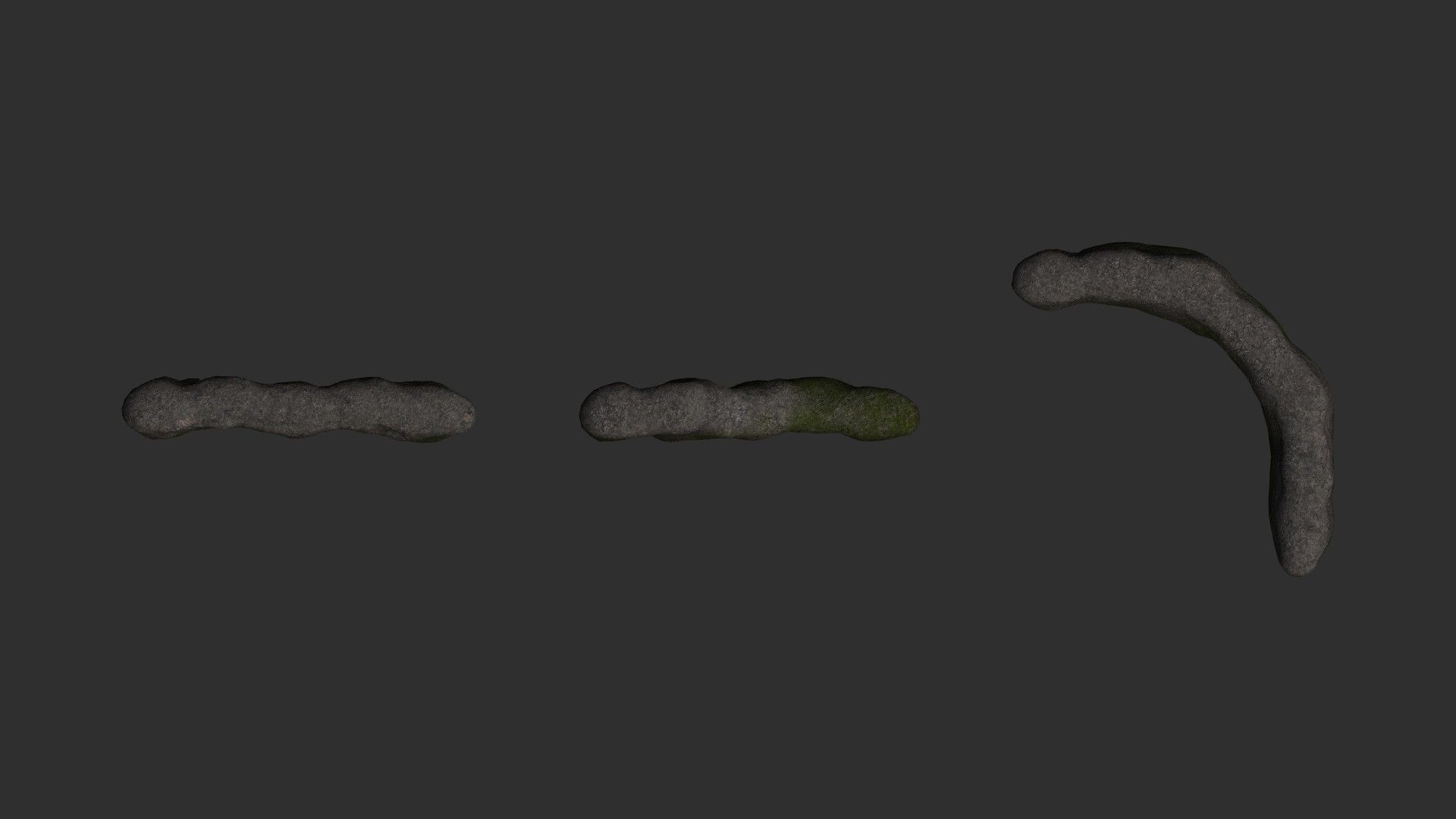 Cave Walls 2 - Moss 1 Low-poly 3D model_8