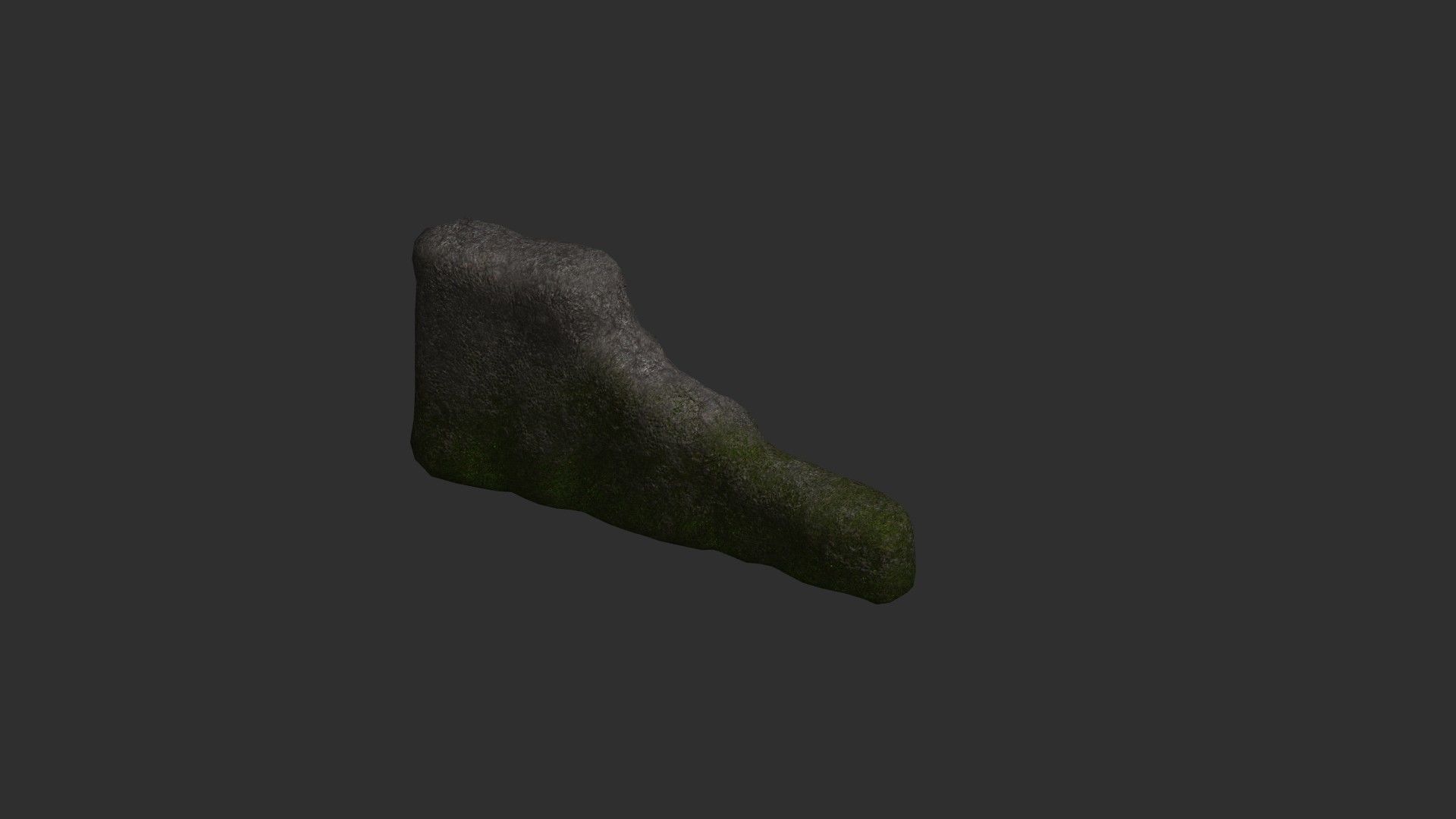 Cave Walls 2 - Moss 1 Low-poly 3D model_11