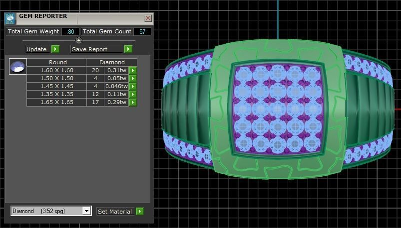 Mens Ring 3dm STL OBJ FBX Renders Details 3D print model_3